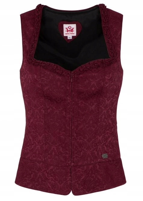 Kamizelka Damska Gorset Bordo Spieth&Wensky 40