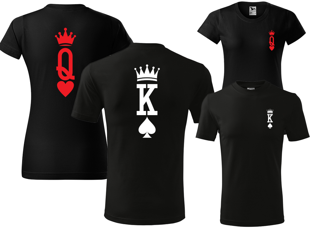 

Koszulki dla par zakochanych King Queen Bonnie XXL