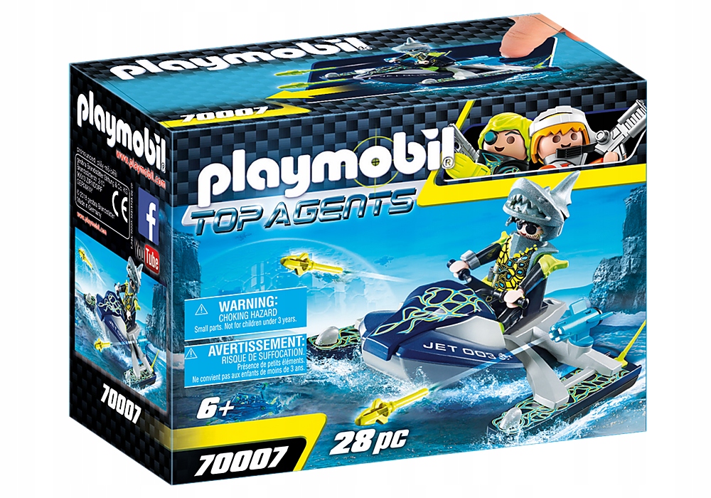 

Playmobil 70007 Team Shark Skuter Wodny