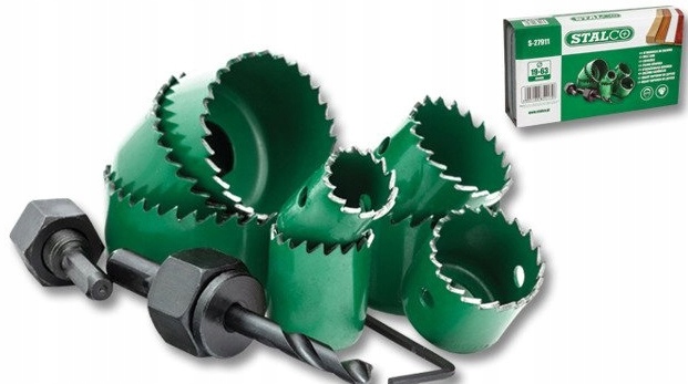 

Zestaw Otwornic Wycinarek Do Drewna 11el S-27911