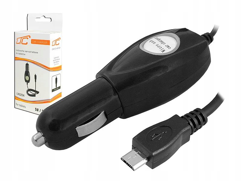 

Ładowarka samochodowa Micro Usb 2.1A Mocna Markowa
