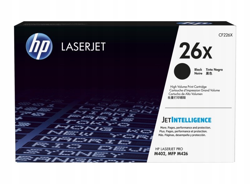 

Toner org. Hp 26X Black CF226X M402 M426 M426dw