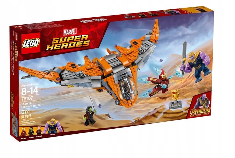 Lego 76107 Heroes Conf Thanos konečná válka