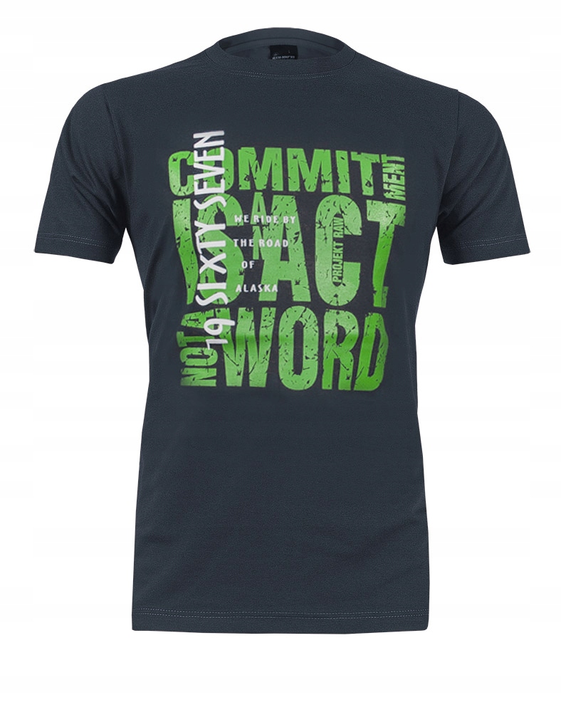 

Tshirt Koszulka Podkoszulek Męski Sixty 3XL grafit