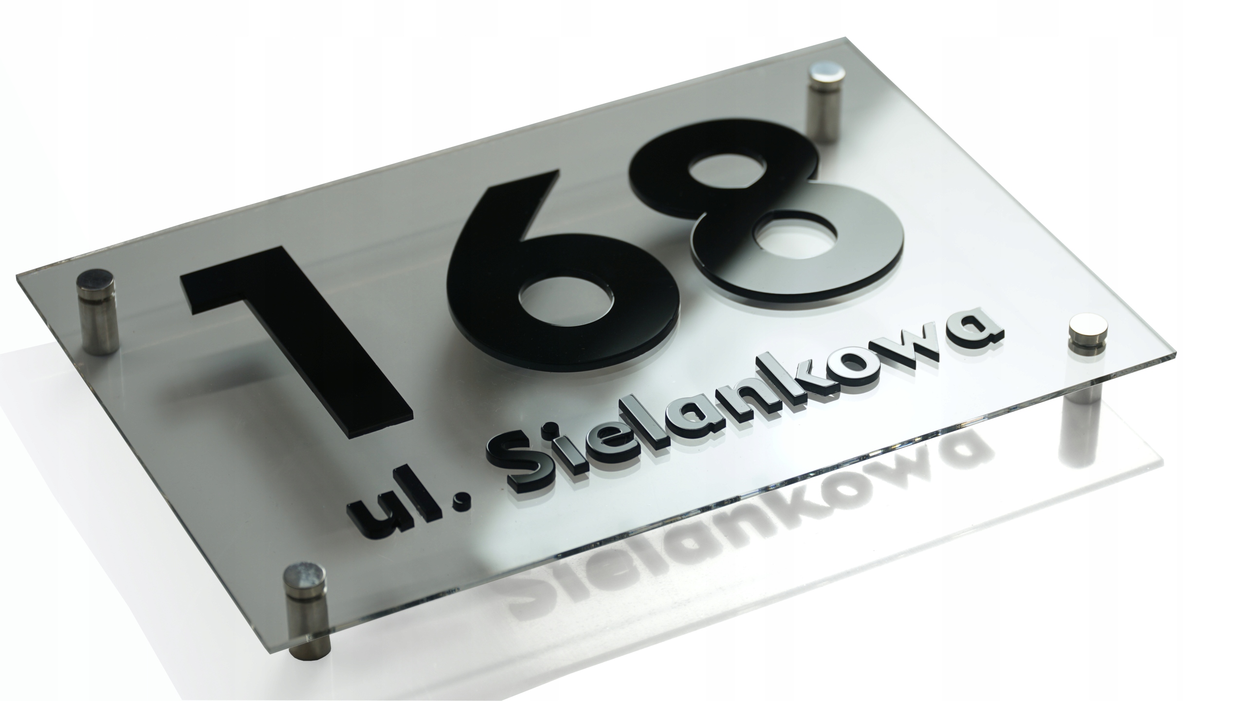 Tabliczka tablica adresowa na dom 3d 30x40 KOLORY