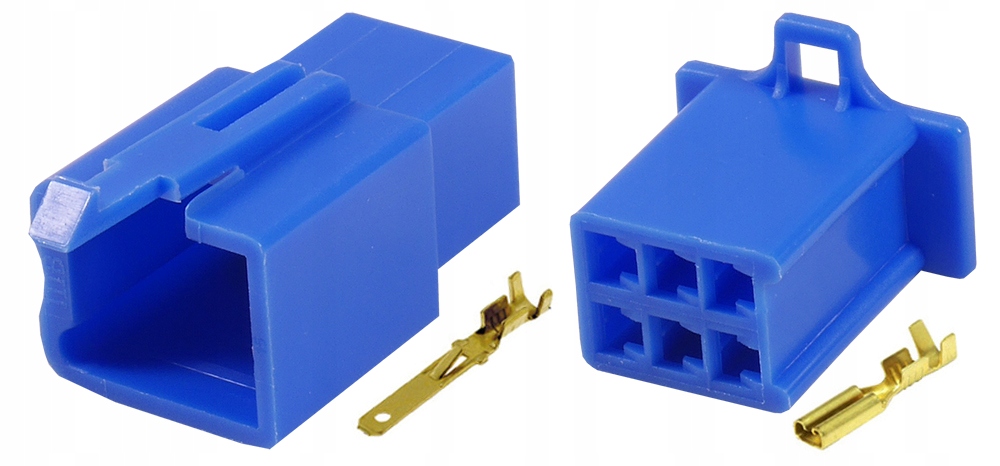 ZLACZE KOSTKA WTYK GNIAZDO MOTOCYKLOWE 6 MTW 5 SZT