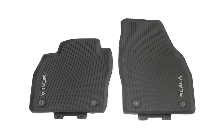 DYWANIKI GUMOWE SKODA SCALA PRZÓD ORYGINALNE