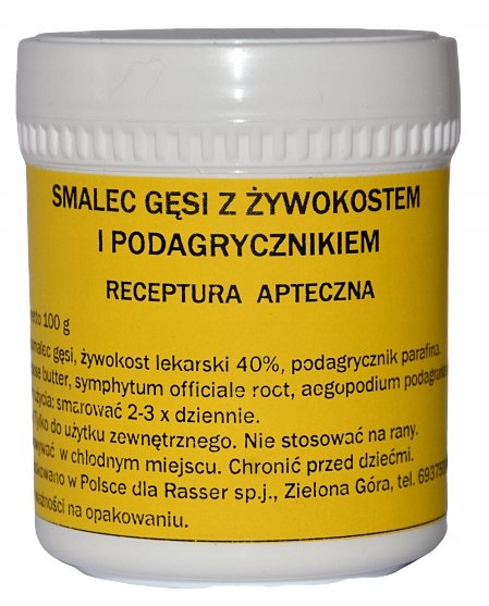 

Dna moczanowa Smalec gęsi żywokost i podagrycznik