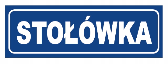 

Tabliczka Stołówka 30X10cm PCV3mm