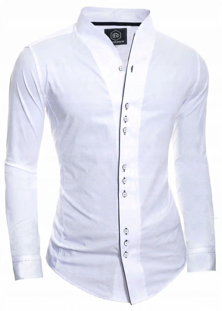 

Koszula Męska Prezent Stójka Elegance Comfort Slim