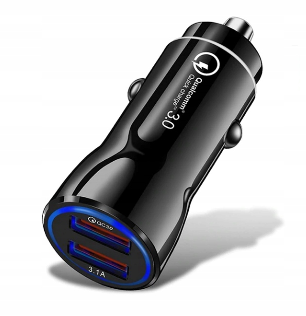 

Ładowarka Samochodowa Qc 3.0 Fast 3,1A LED/030