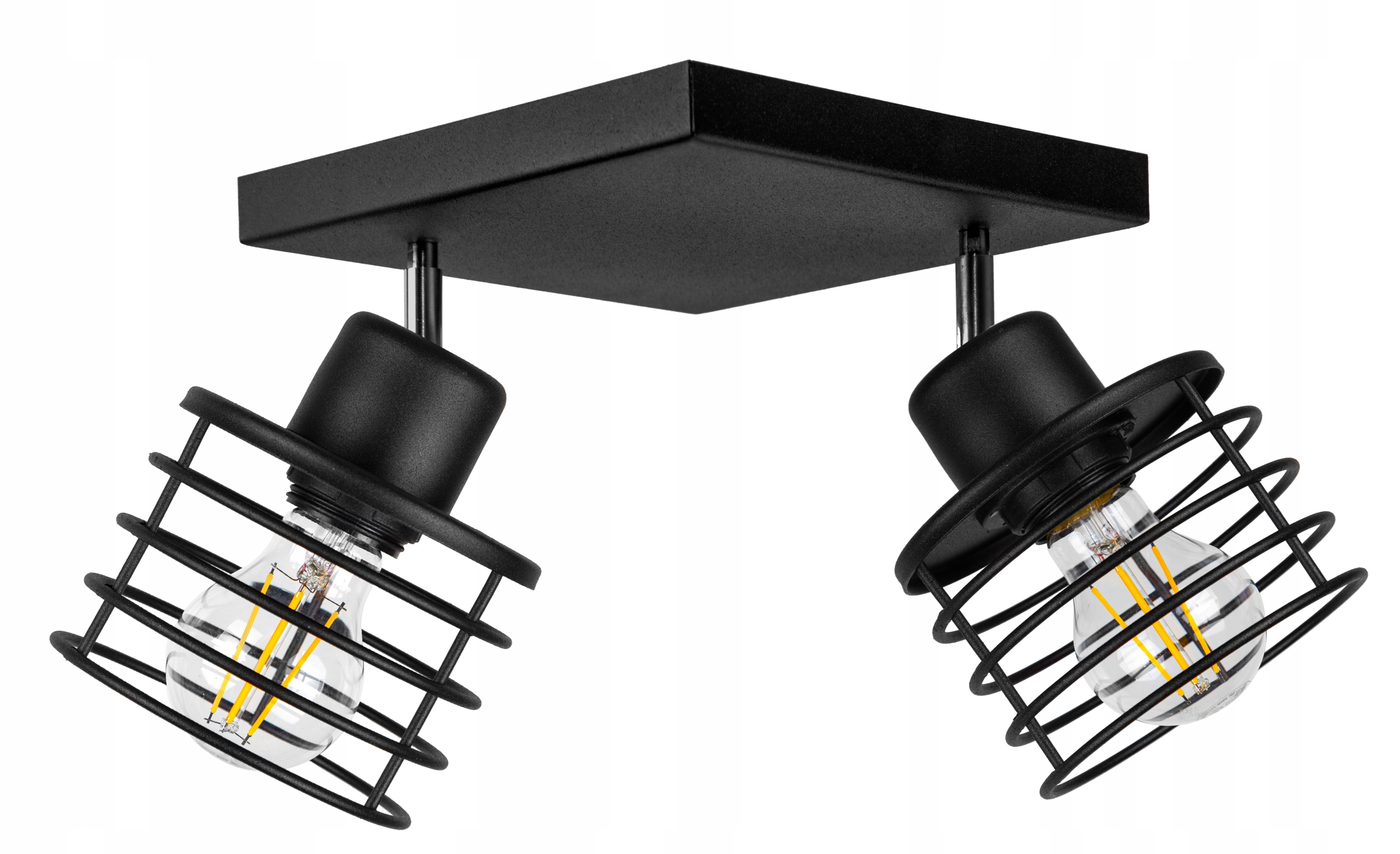 LAMPA SUFITOWA PLAFON ŻYRANDOL EDISON LOFT LED