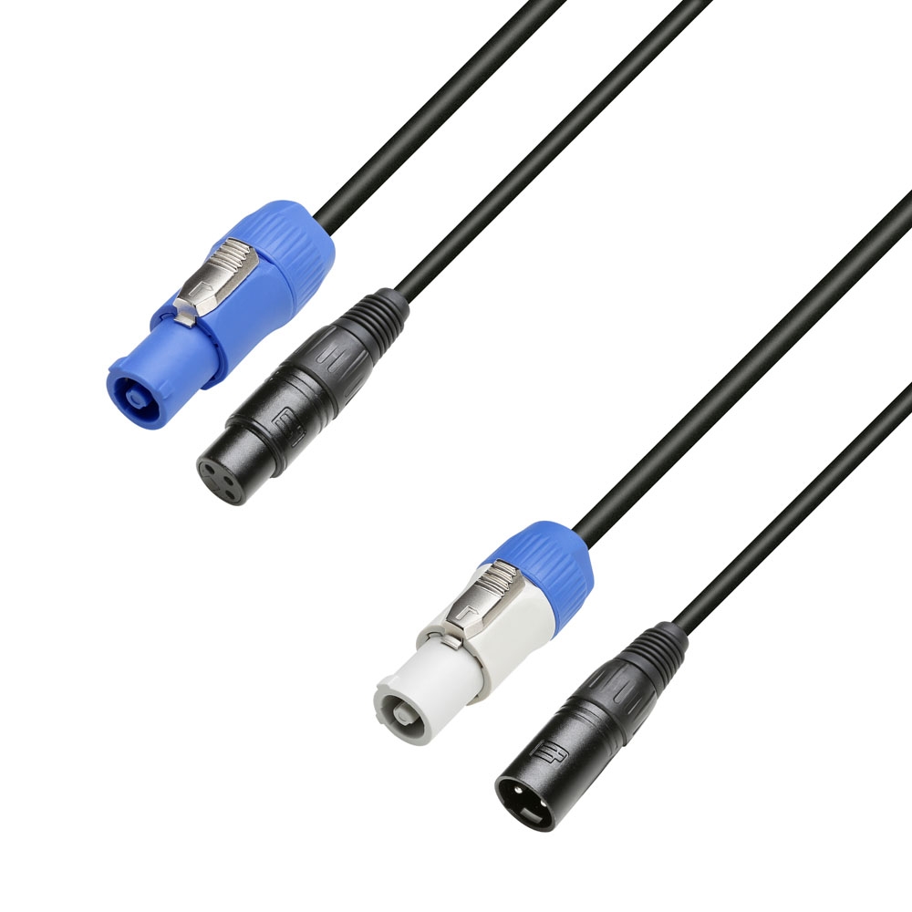 Kabel powercon - powercon Adam Hall 8101 PSDT 0150 1,5 m