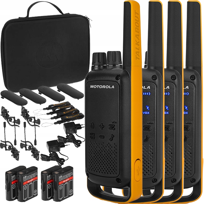 

Motorola T82 Extreme 4x Krótkofalówki Quad Pmr 446