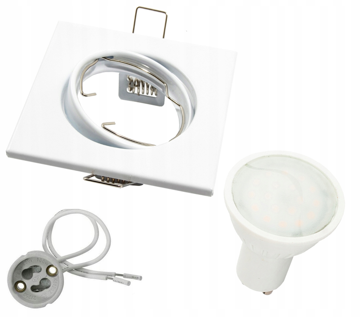 

Oprawa halogenowa kwadrat biała 5076 Led GU10 5W