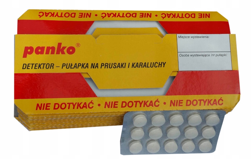 

Pułapka na prusaki i karaluchy 15szt lep detektor