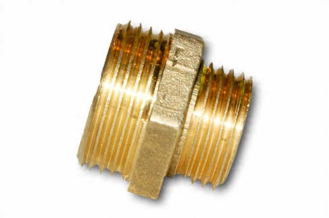 

Nypel redukcyjny 1/2" x 3/8" mosiądz