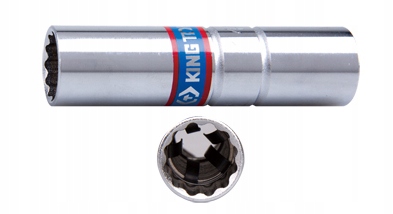 NASADKA DO ŚWIEC 3/8 18mm 12KT KING TONY KLIPS