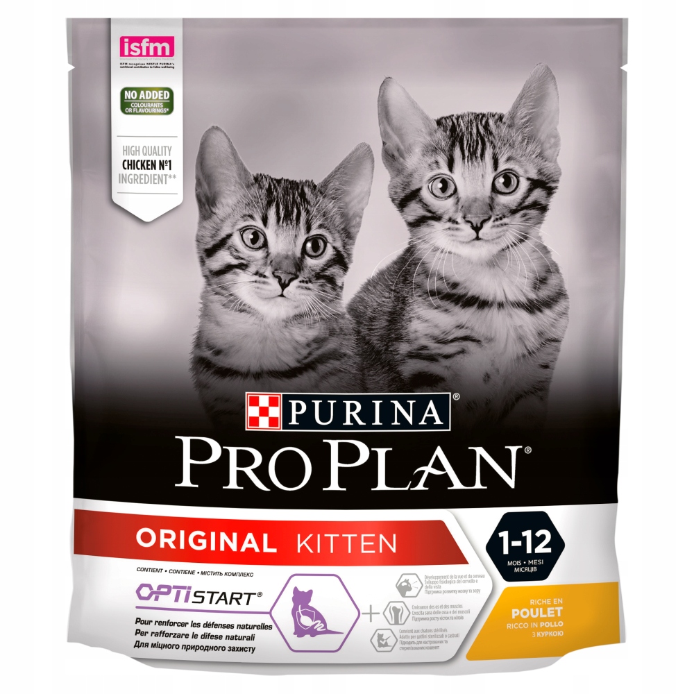 Levně 2x Purina Pro Plan Original Kitten Kuře 400 g