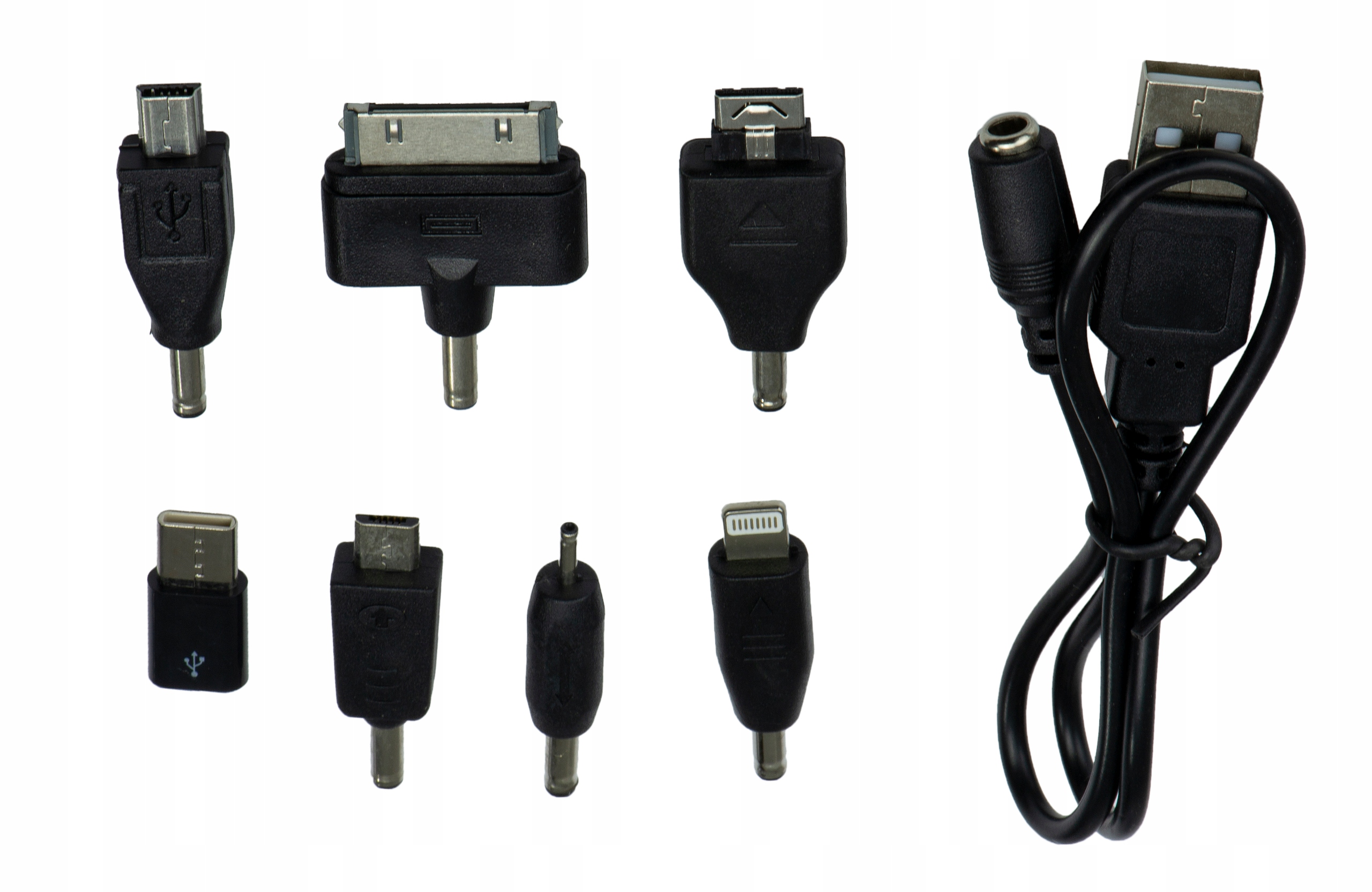 

Ładowarka Adapter Gsm 8w1 Iphone Micro Usb Usb-c