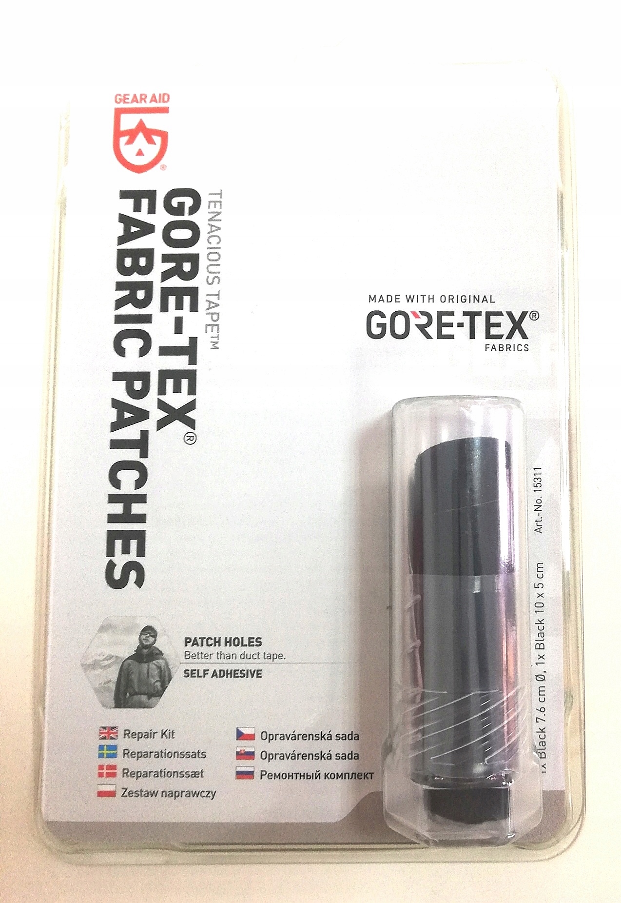 ŁATKA GORE-TEX McNETT ŁATKI SAMOPRZYLEPNE DO NAPRAWY KURTKI SPODNI ODZIEŻY Marka Mcnett