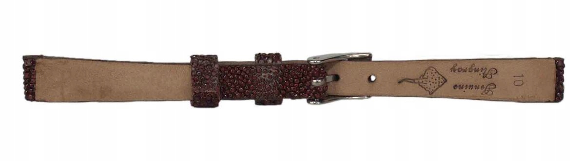 Rájabőr óraszíj sötét bordó 10 Márka Horido