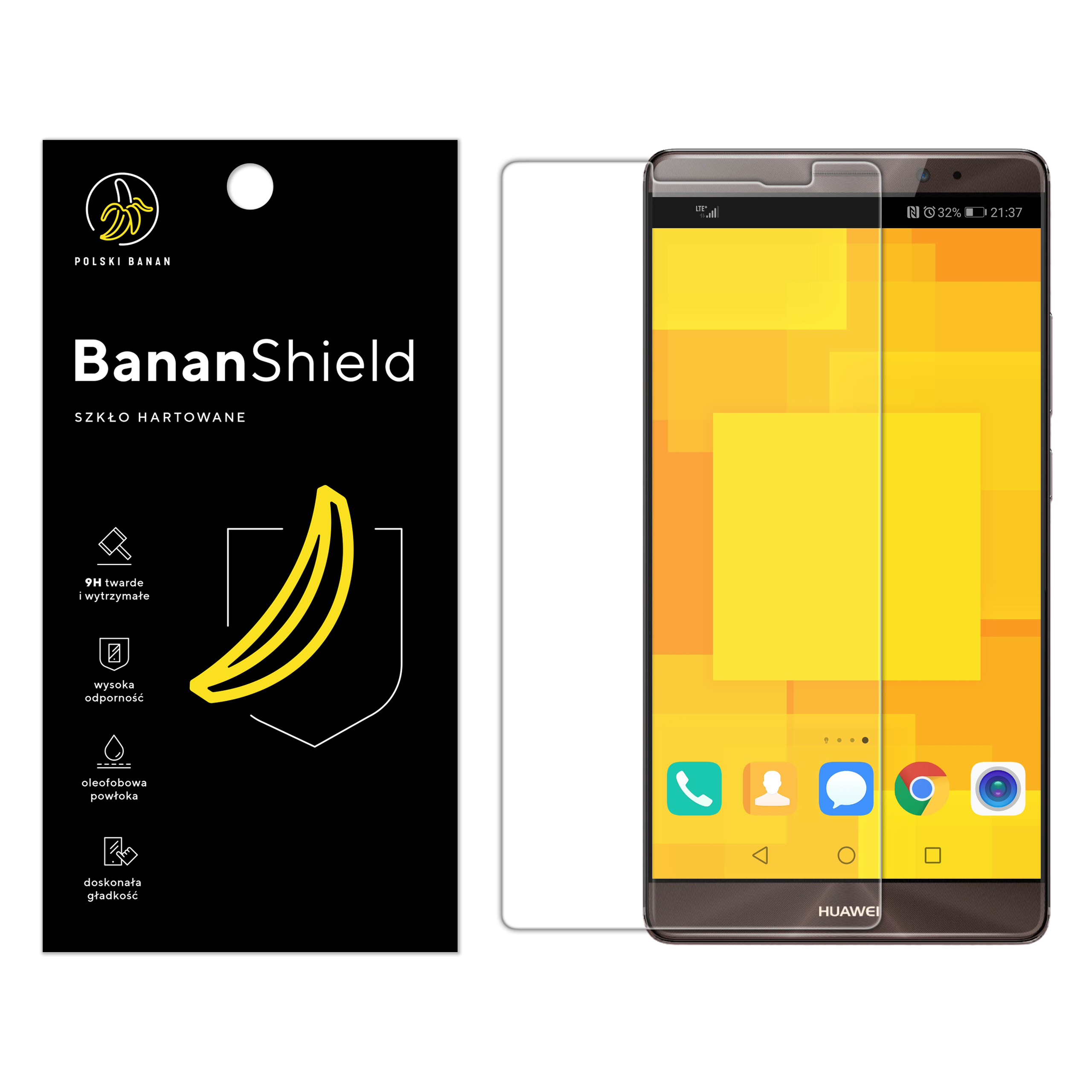 

Szkło Hartowane Polski Banan 9H do Huawei Mate 8