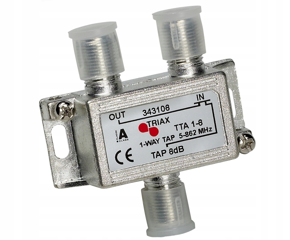 

Triax Tap Odgałęźnik Rozdzielacz Dvb-t Kabel 8 dB