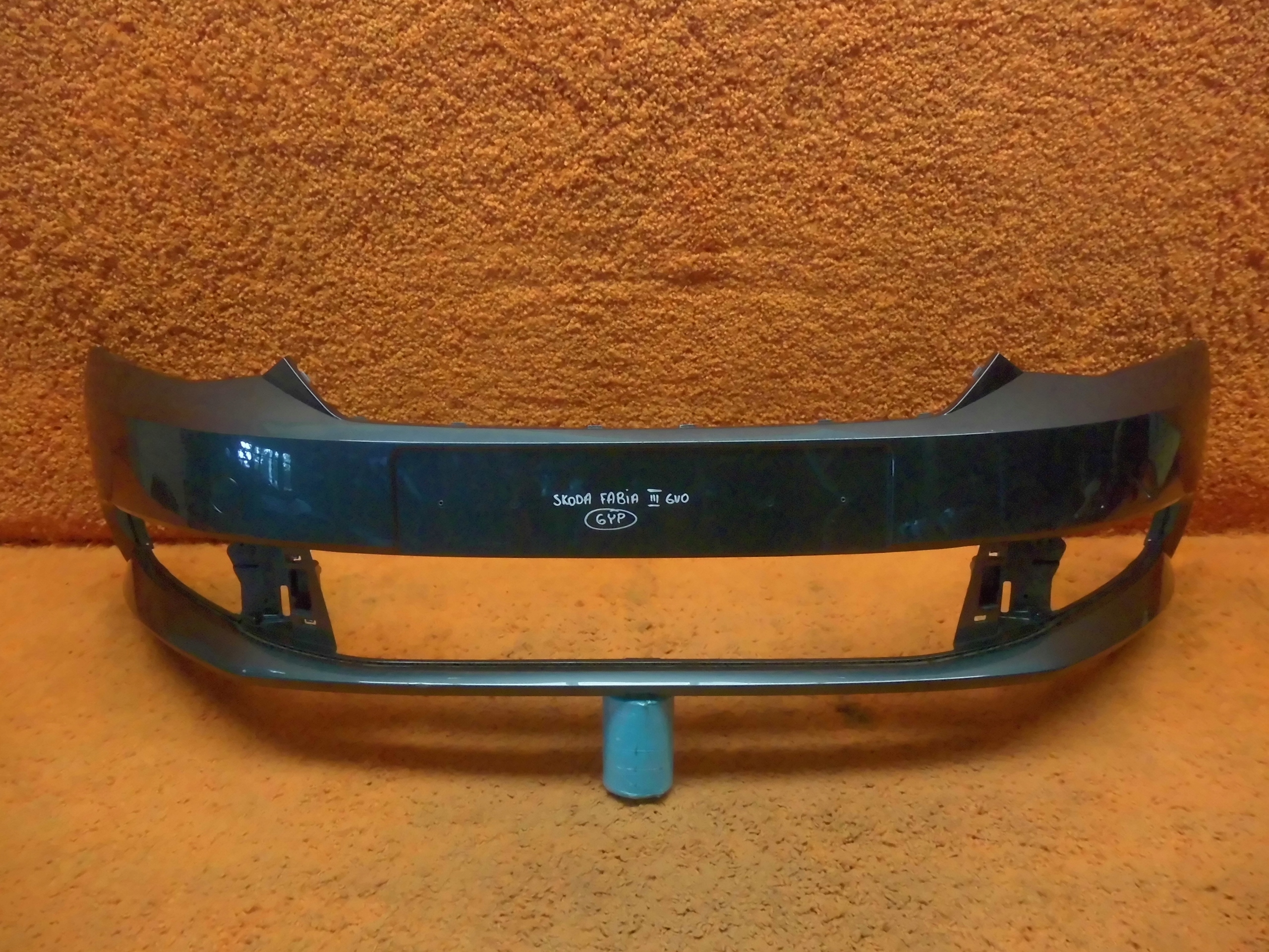 Skoda Fabia III bumper front without Otworow grey before lift OM