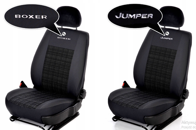 Pokrowce FIAT DUCATO PEUGEOT BOXER JUMPER od 2006 Producent A-Technic