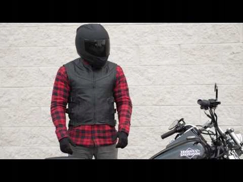 KAMIZELKA SKÓRZANA ICON REGULATOR STRIPPED 4XL Producent inny