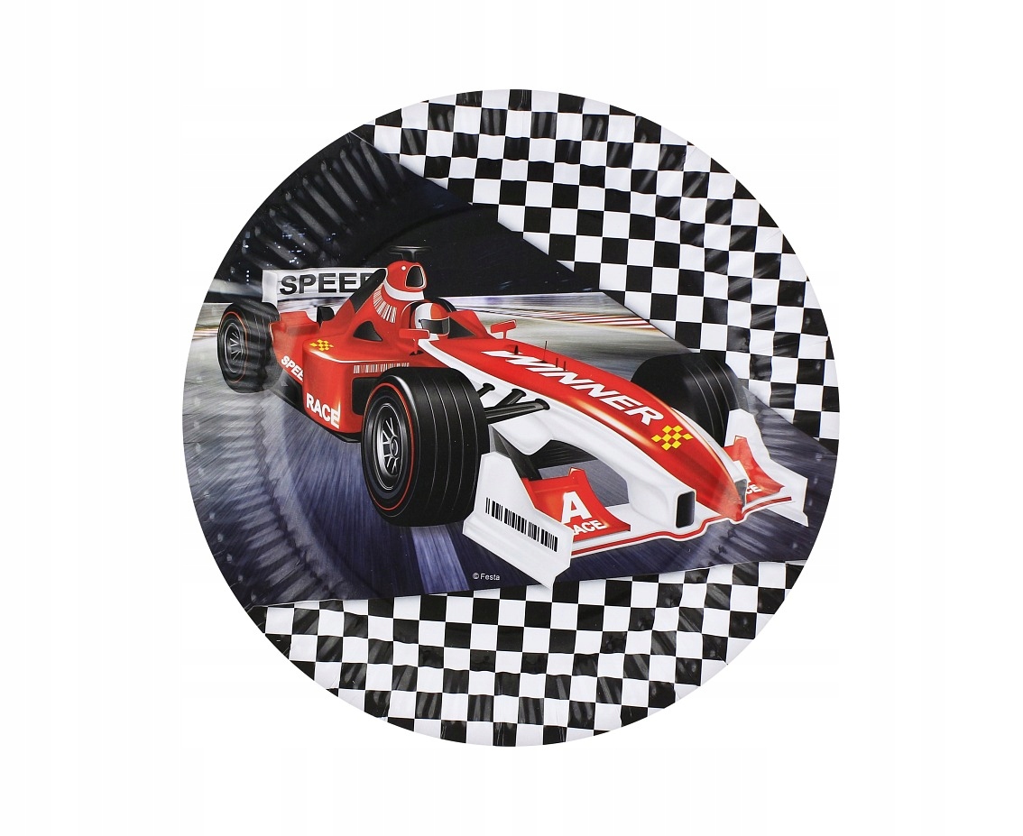 

Talerzyki papierowe Formuła, 18 cm, 6 szt samochód