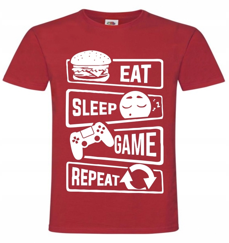 

Gracz Gry Gamer koszulka Gracza PS4 PS5, T-shirt