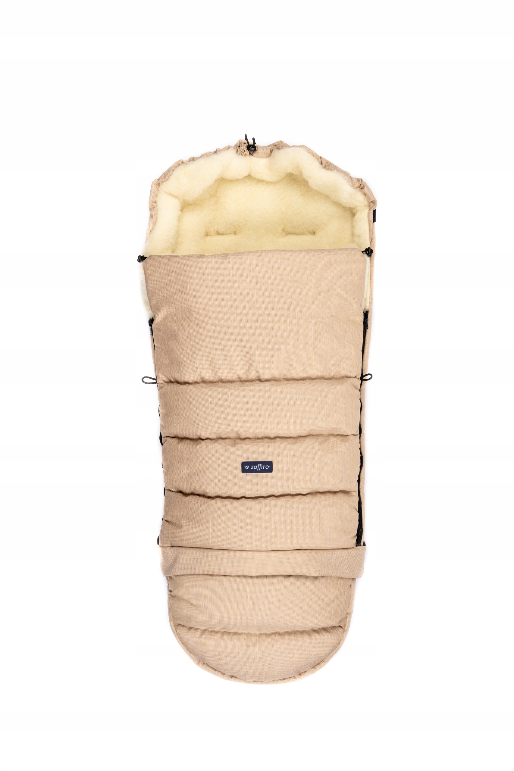 ZAFFIRO IGROW ŚPIWOREK DO WÓZKA WEŁNA WODOODPORNY Długość 106 cm