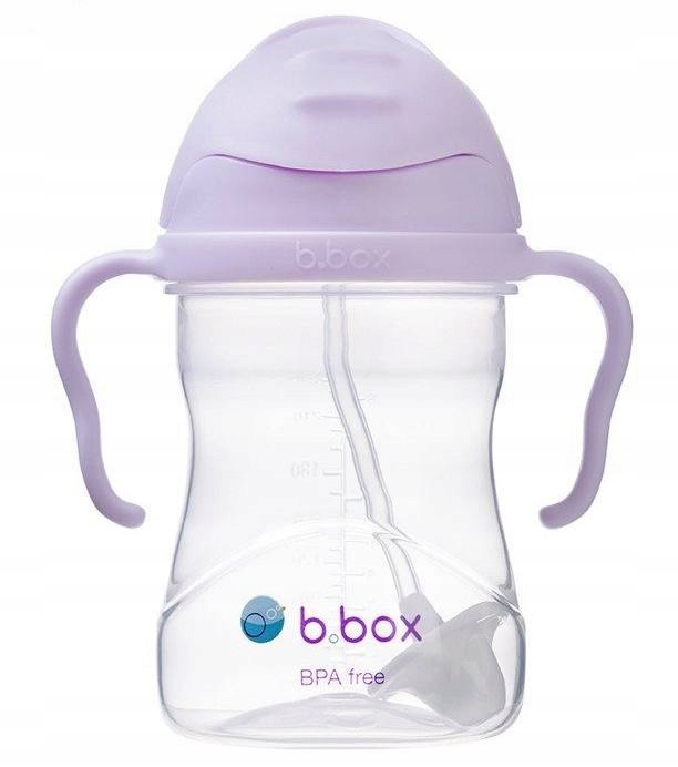 B.BOX Innowacyjny bidon ze słomką 240ml Boysenberr
