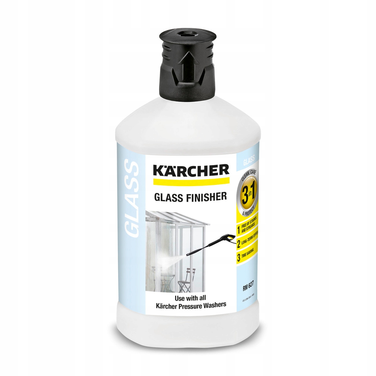 

Karcher RM627 Preparat do mycia szkła 3 w 1, 1L