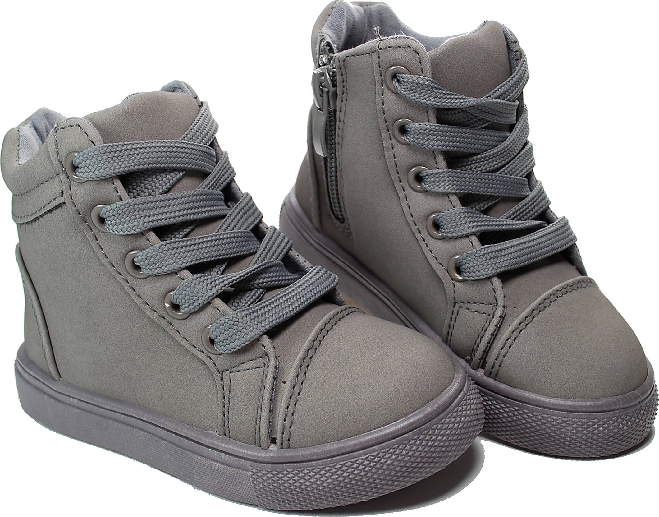 SZARE BOTKI TRZEWIKI na suwak r 34 Płeć chłopcy dziewczynki