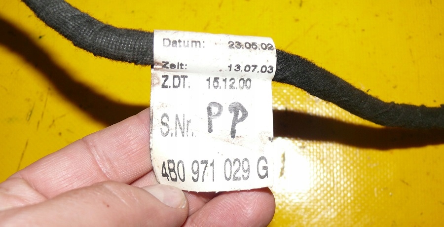 wiring electrical door right front AUDI A6 C5 LIFT 01-04r 4B0971029G