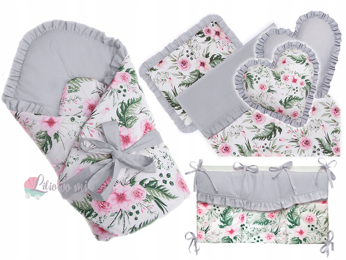 PRZYBORNIK z FALBANĄ ORGANIZER na łóżeczko 30x60 Bohater / Bajka brak