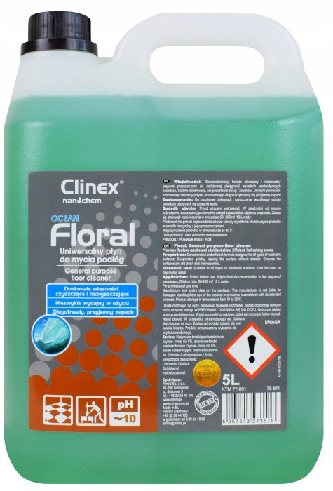 

Clinex Floral Ocean 5L koncentrat do mycia podłóg