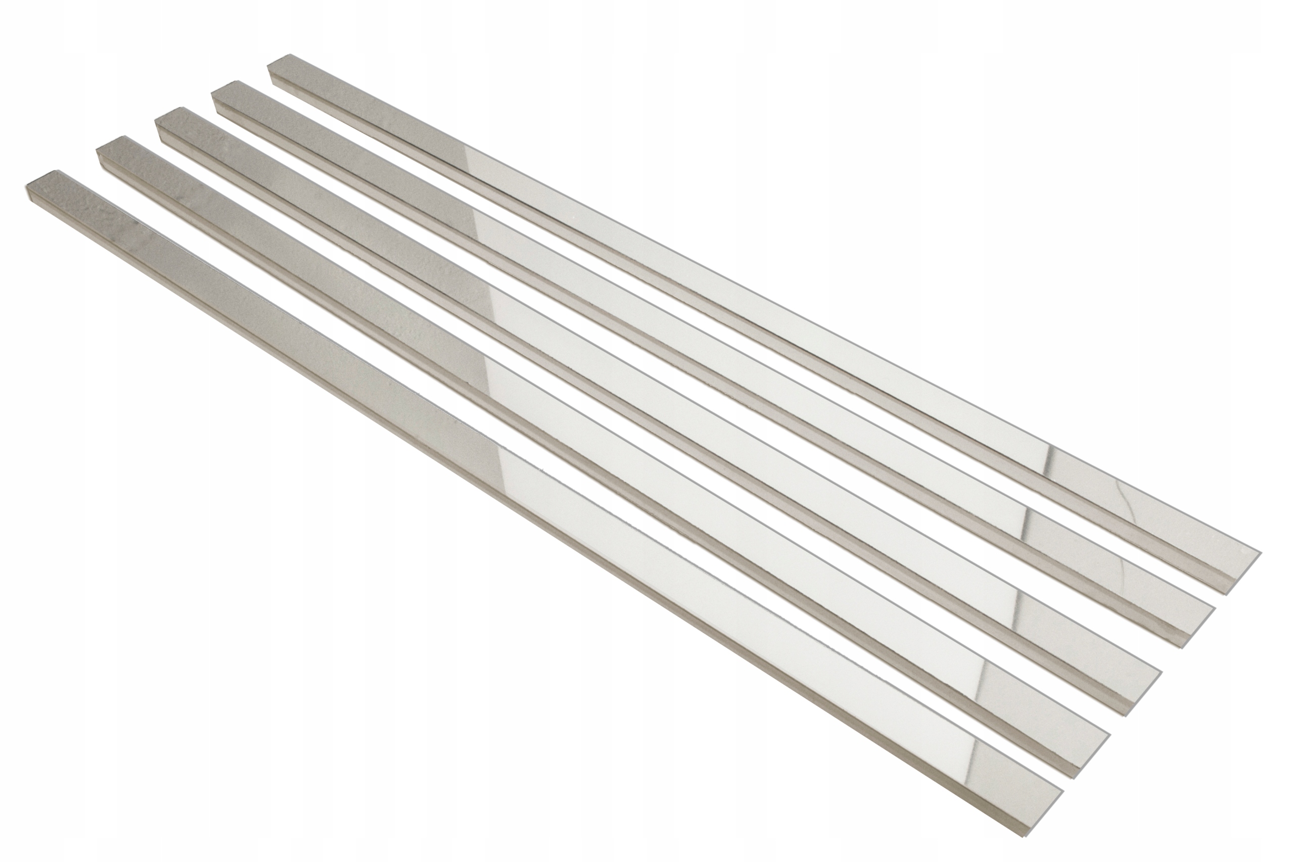 LISTWA METALOWA STEEL SILVER POŁYSK 2,5 x 60 cm Rodzaj listwa