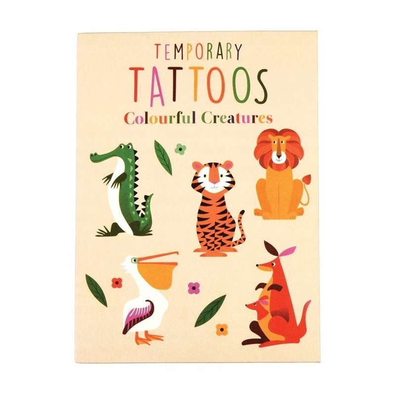 Zmywalne tatuaże dla dzieci KLASYCZNE komiksowe 3+