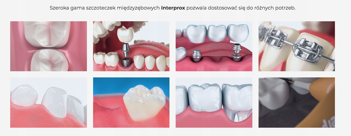 3x INTERPROX PLUS CONICAL SZCZOTECZKI MIĘDZYZĘBOWE Kod producenta 240065