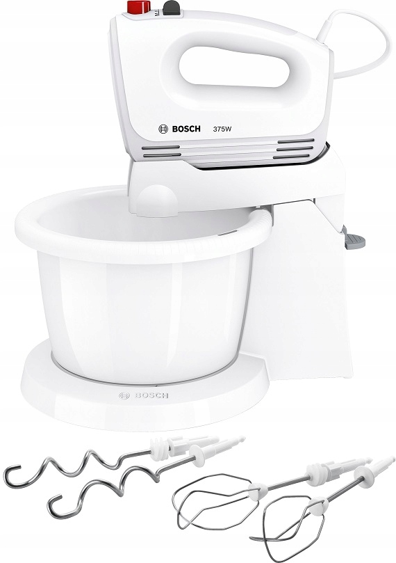 

Mikser z misą Bosch MFQ2600W 375W Turbo 1kg ciasta