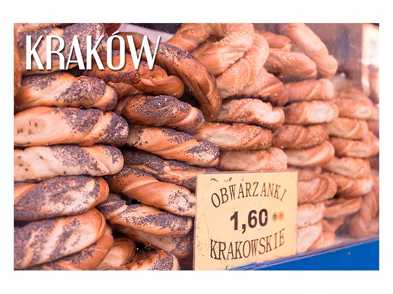 

Kraków obwarzanek krakowski Magnes na lodówkę