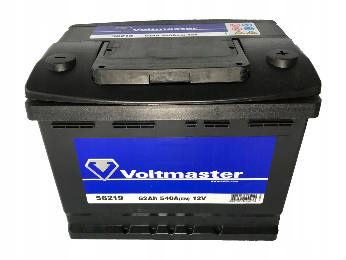 56207 - Акумулятор VOLTMASTER 12V 62AH 540A P+