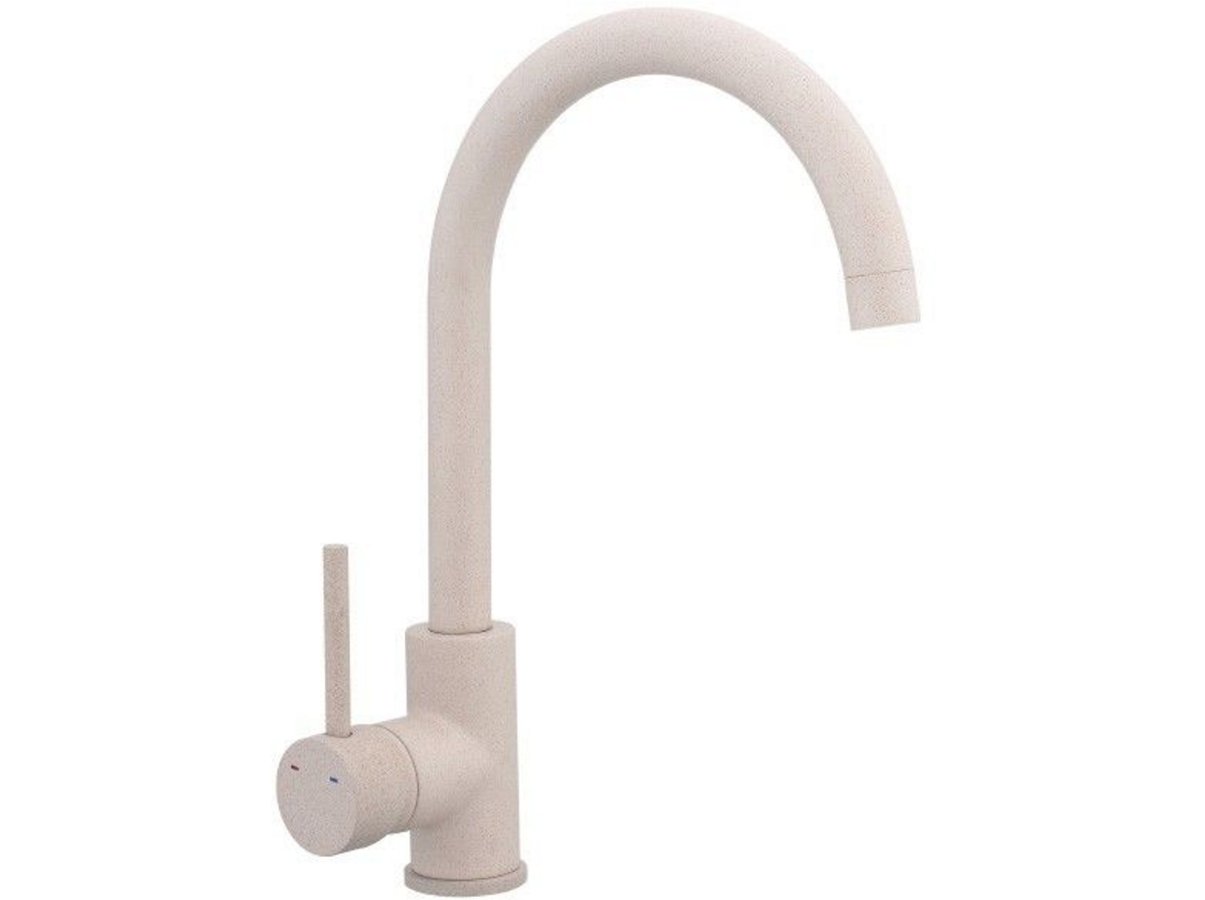 Stojanková kuchynská batéria Cooke & Lewis s výtokom do umývadla, béžová