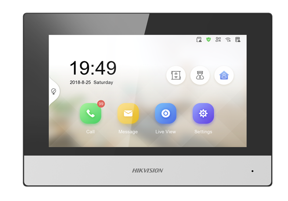 Hikvision Ip Videovrátnik DS-KH6320-WTE1 7'' LCD