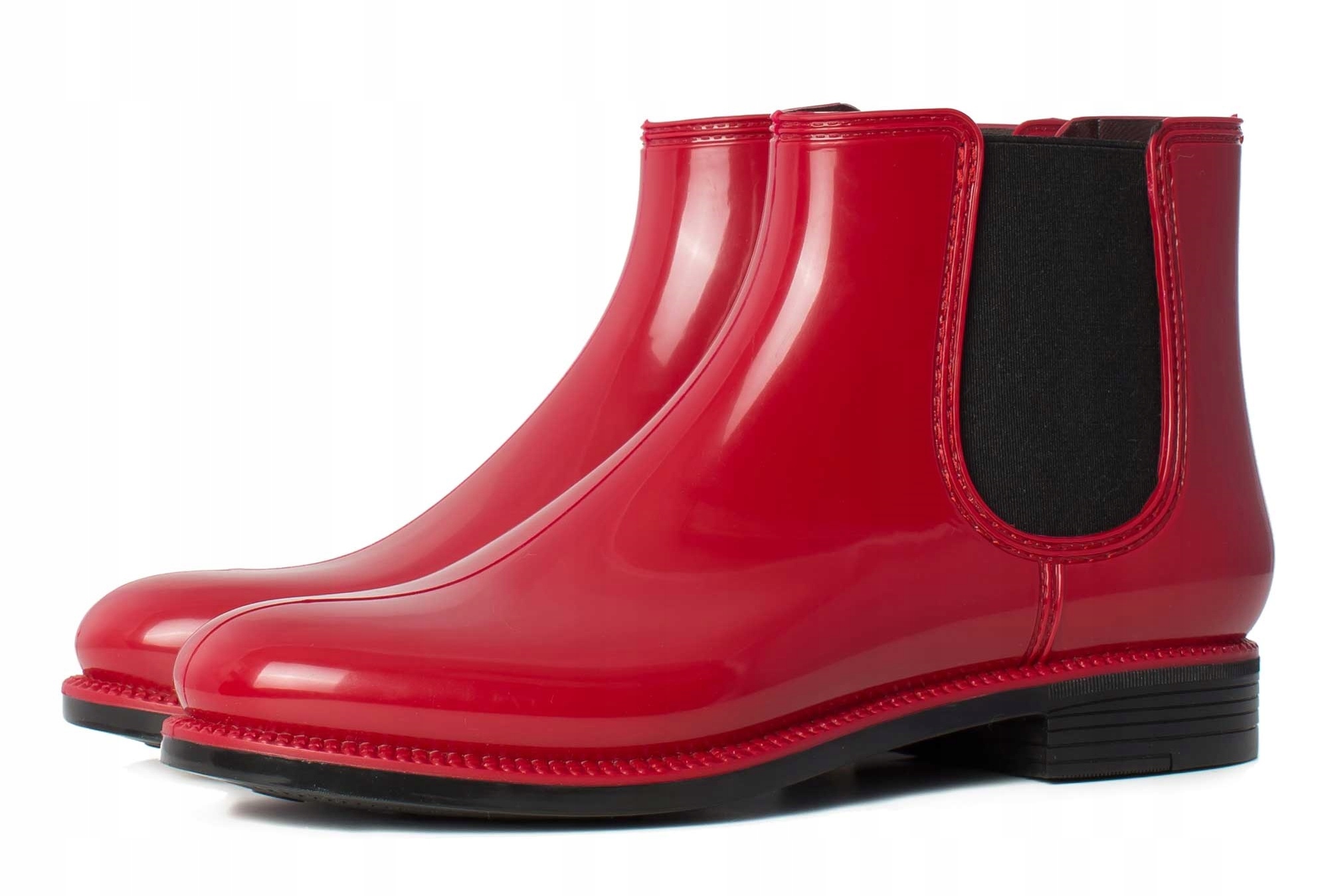 CZERWONE KALOSZE DAMSKIE SZTYBLETY NORDMAN 38