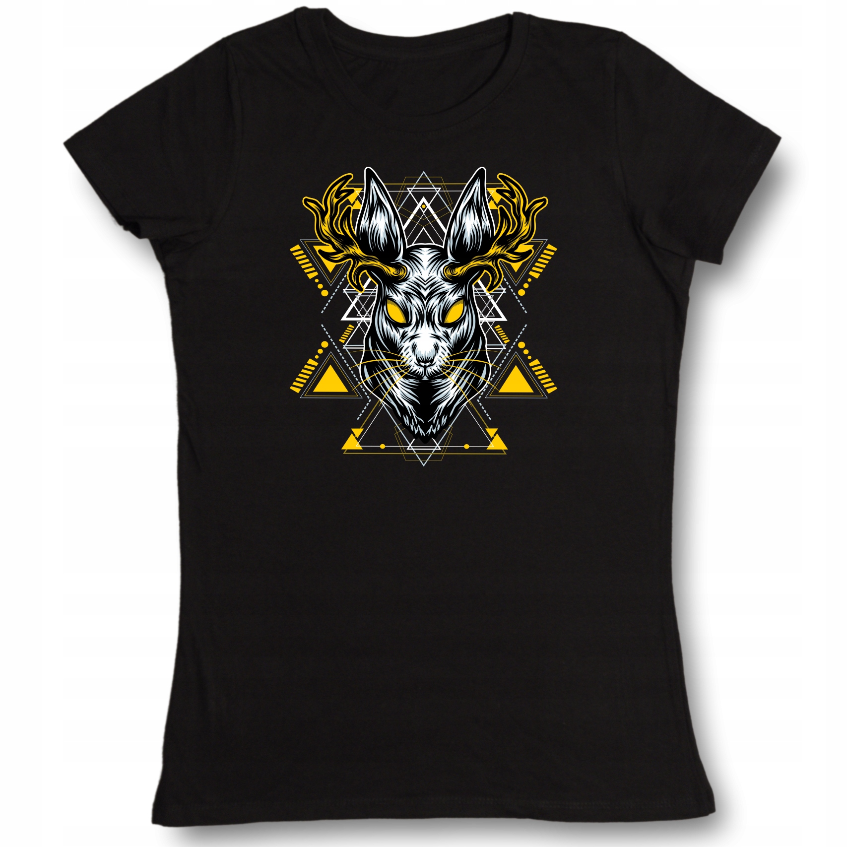 

Koszulka damska Królik Rabbit Horns Geometric L